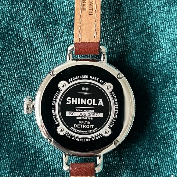 NWT Shinola Birdy Watch GREY Face Stainless Steel - Picture 4 of 7